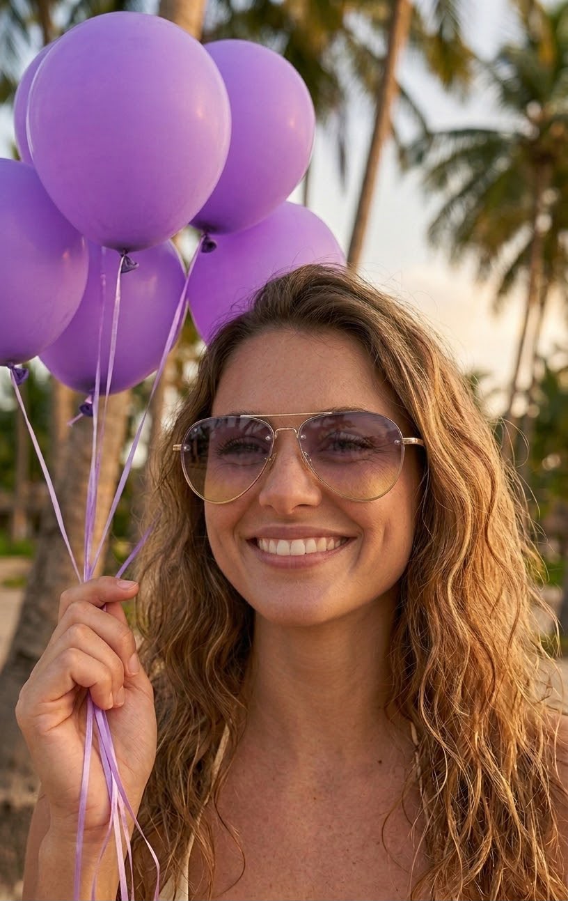 Lentes lila