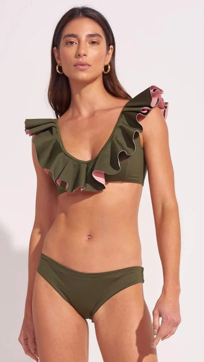 Top ART DECO VERDE