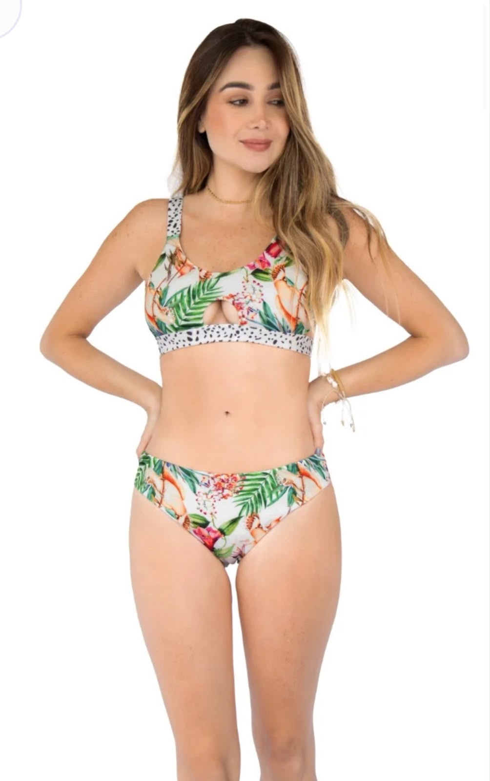 Panty Full Tropical Flowers