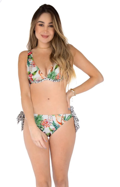 Panty Latín Tropical Flowers
