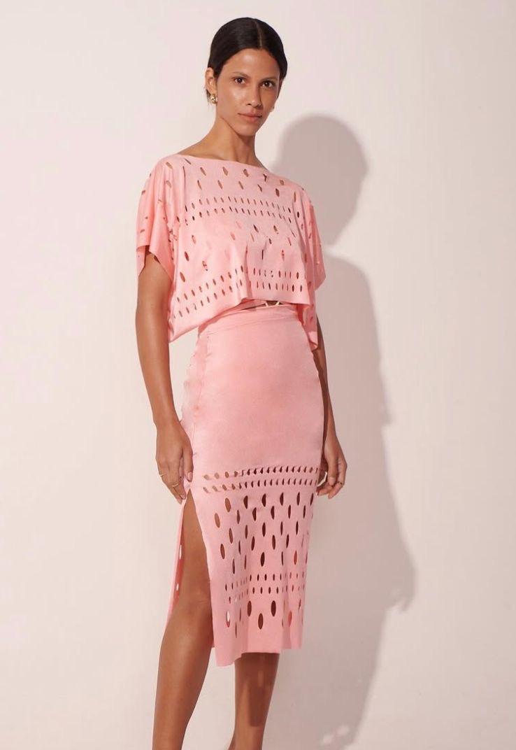Set The Pink Havte Skirt Rosa