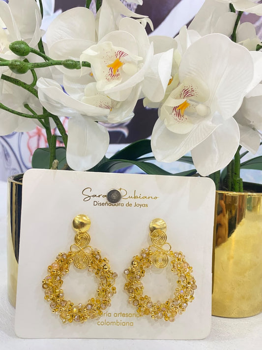 Aretes de Abanico