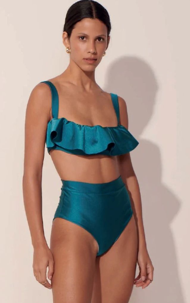 Top  Bolero The Classy Ruffle Emerald