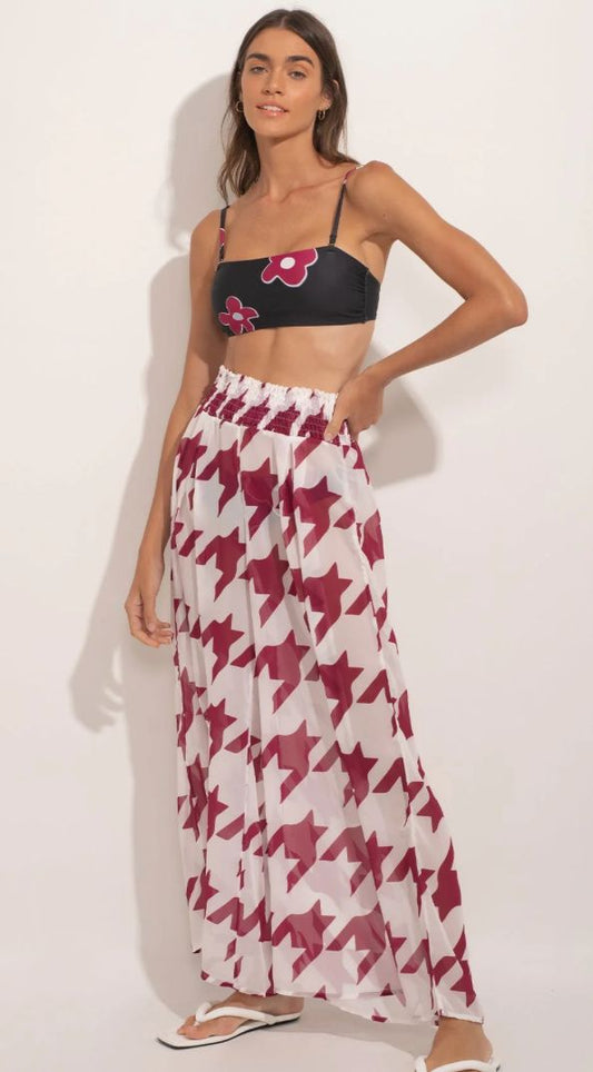 Pantalón The Vichy Muse Cherry Scrunchie