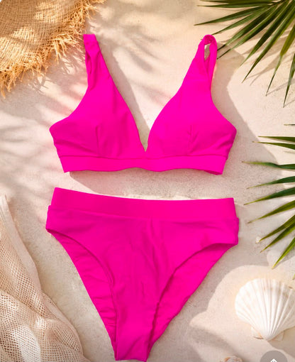 Top Halter Fucsia