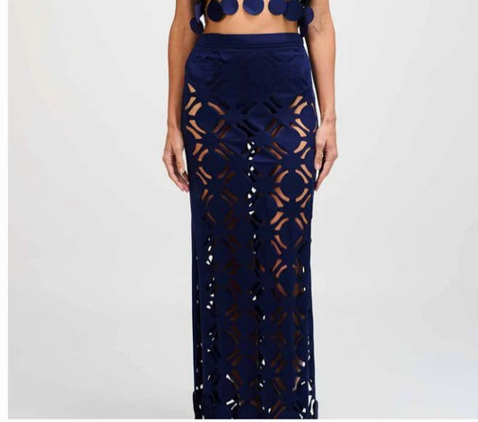 Falda Laser Bora Navy