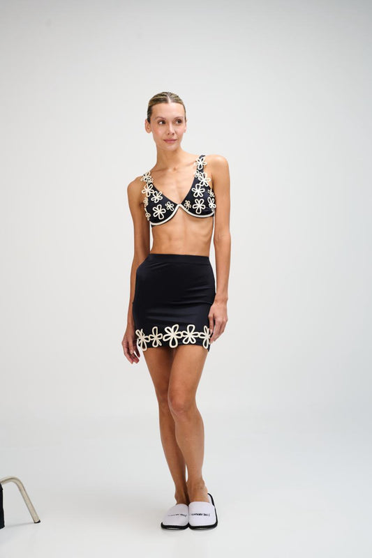 Falda Phoebe Skirt Black